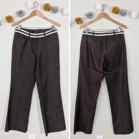 Brown Willi Smith Trousers Size 6 - Picture 1 of 8